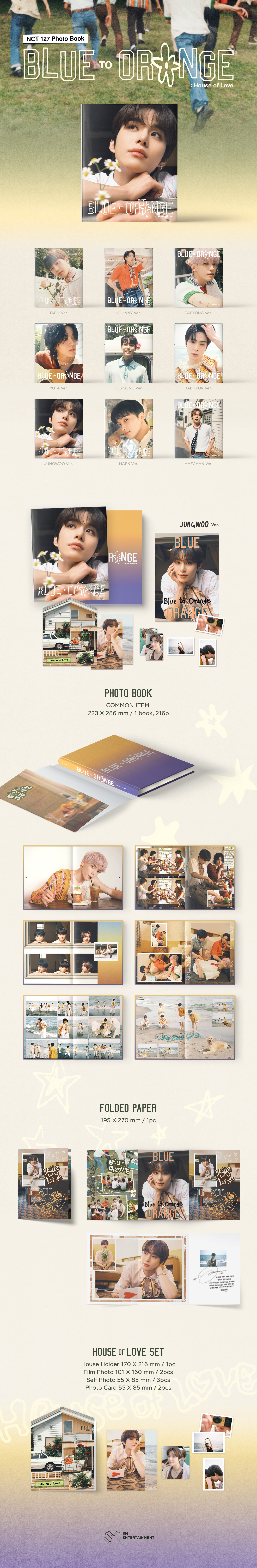 ktown4u.com : [JOHNNY] NCT 127 PHOTO BOOK [BLUE TO ORANGE]